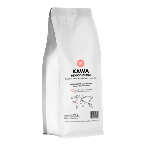 Kawa bezkofeinowa ziarnista Mexico Decaf Swiss Water 1 kg Czysty Łyk